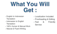 provide flawless human translation with localization