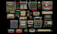 do pixel game UI, hud, menu bar, gui asset, pixel bar, frame and retro interface