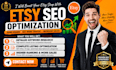 do etsy SEO optimization and rank your etsy listings on page
