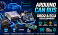 develop arduino can bus obd2 ecu simulator firmware and embedded hardware device