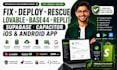 fix deploy lovable base44 replit ai app capacitor android ios app store publish