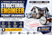 structural engineering, architectural permit drawings with oh, mo, tx stamps