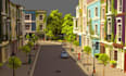 design realistic 3d game environment, urban map, level design for unity unreal