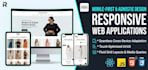 develop a responsive frontend website using react js