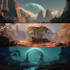 create environment concept art and background