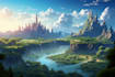 create fantasy environment concept art