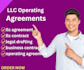 draft llc operating agreement for single member and multi member llc