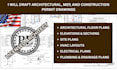 draft architectural, mep, and construction permit drawings