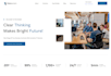 develop a modern saas landing page