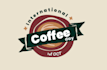 create hand drawn coffee shop logo for your cafe