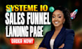 create systeme io website, systeme io online course, systeme io sales funnel