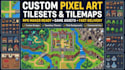 do pixel art background pixel tileset pixel tilemap rpg maker pixel game asset