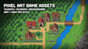 create 8bit 16bit pixel art background top down tileset tilemap rpg game assets