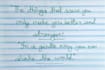 write handwritten notes, letters and documents neatly