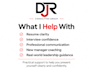 help with your resume interview prep and leader coaching