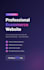 build professional ai website