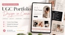 design a ugc potfolio website ugc media kit on canva