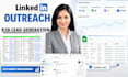do linkedin outreach for b2b lead generation, appointment setting