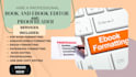 professionally edit, proofread, and format your ebook for amazon KDP kindle