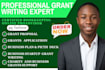 write  grant writing, grant proposal, grant research and grant application