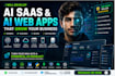 develop ai website, ai saas app, ai webb application, ai software development