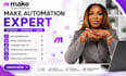 setup make com automation, fix make scenario, made com, make com