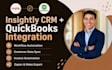 integrate insightly CRM quickbooks workflows invoices customer sync automation