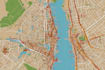 create a beautiful campus map illustration