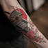 make a japanese tattoo art design