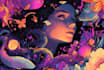 create a beautiful digital illustration