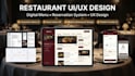 do restaurant design digital menu reservation system ui restaurant ui ux design