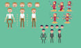 design animation assets and puppets with separated vector layers