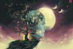 draw a surrealist or fantasy illustration
