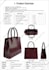 create a professional handbag tech pack with patterns and bom
