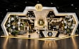 design custom trade show booth 3d exhibition stand and modern kiosk