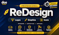 create a modern professional logo redesign for your brand