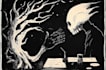 create stunning linocut or woodcut style illustrations