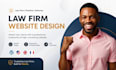 design luxury squarespace lawyer law firm website development and notary website