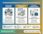 write professional engineering, technical, and business articles