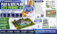 design plot site plan city permit property map architecture subdivision survey