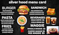 design a  modern restaurant menu card