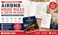 create professional airbnb house rules and check in guide
