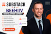setup substack account manage substack post beehiiv newsletters