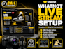 set up your complete whatnot live auction stream with obs