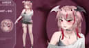 design vtuber model live2d vtuber rigging anime character design live2d model