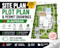 draw site plan, plot plan and city permit drawings in autocad
