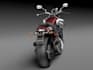create a realistic 3d motorcycle model