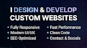design and develop professional custom websites and portfolio websites