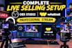 setup your whatnot live stream using obs