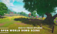 create stylized realism 3d environment game level art stylized pbr environment